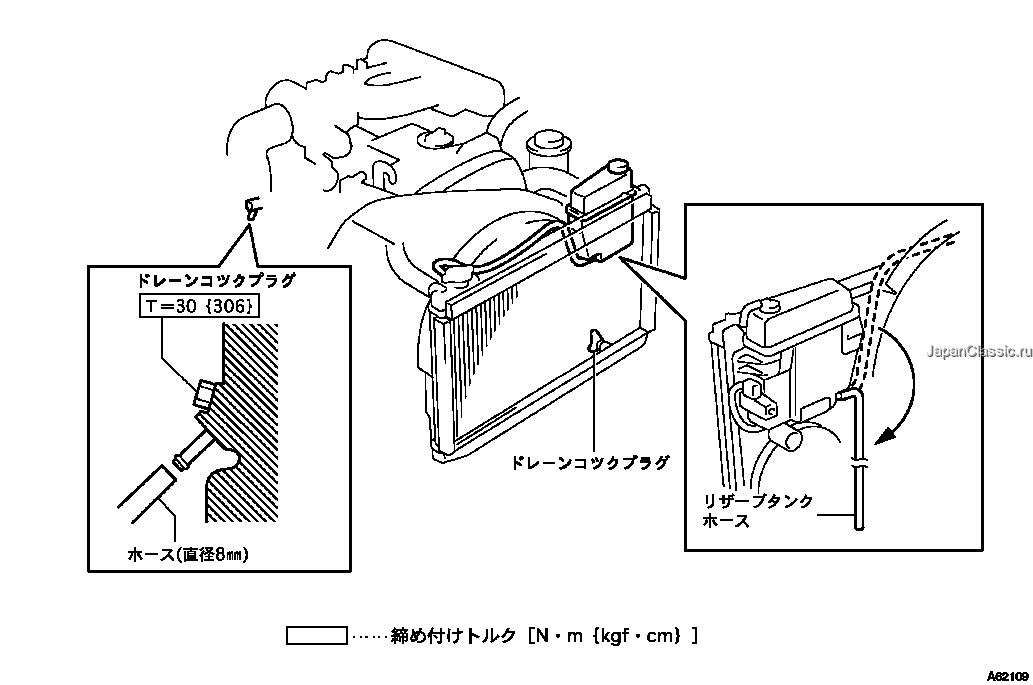 修理書 ― 冷却水（含む LLC 不凍液）(ヴェロッサ（1JZ-FSE
